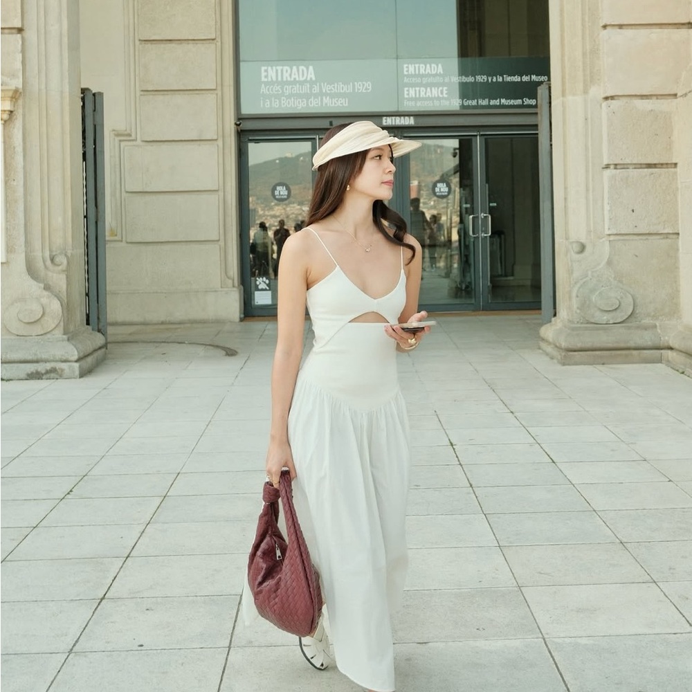 ZARA Cutout Combination Dress - Picture 4 of 10